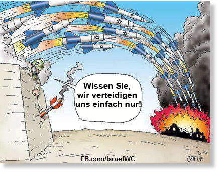 israel, karikatur, verteidigung