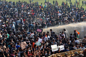 Demonstranten, Indien