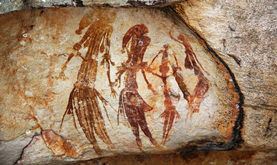 Felszeichnung, Aborigines, West-Australien