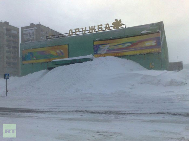 schnee, russland