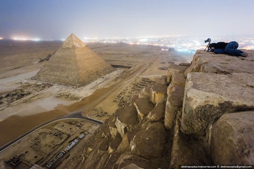 Pyramide, Aufstieg, Kairo, Extremfotografie