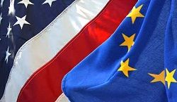 USA-UE drapeaux