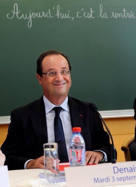Hollande, cliché du 3 septembre 2013 retiré par l'AFP