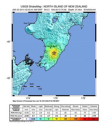 Erdbeben Neuseeland