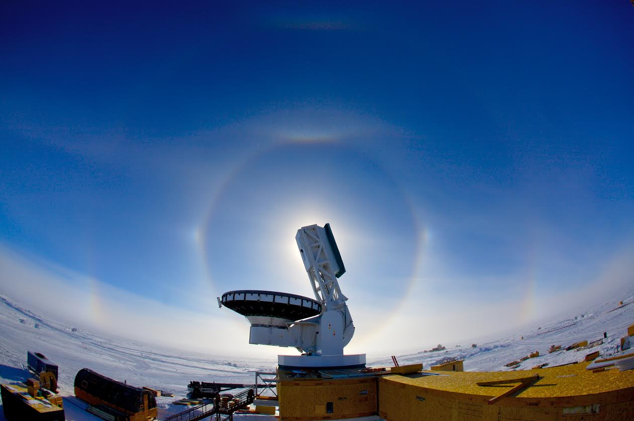 Teleskop-Anlage am Südpol