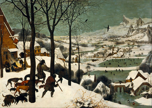 Pieter Bruegel the Elder - Hunters in the Snow (Winter) 