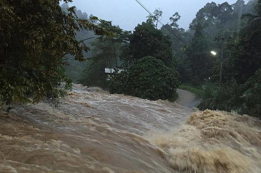 Überschwemmung Thailand November 2014