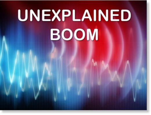 unexplained boom