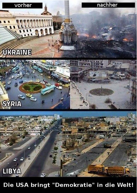 usa demokratie ukraine libyen syrien
