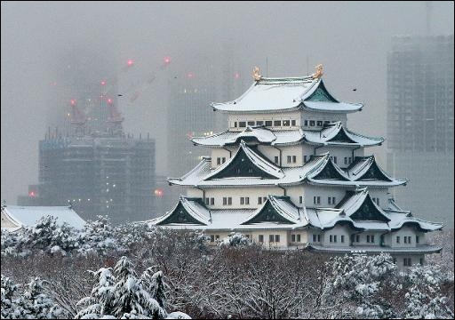 Schneestürme in Japan Dez 2014