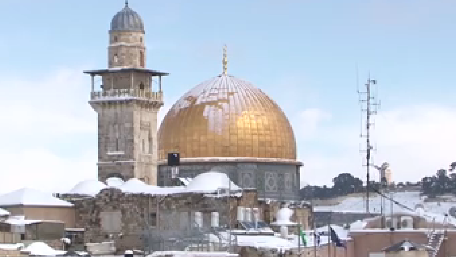 Snow Schnee Jerusalem