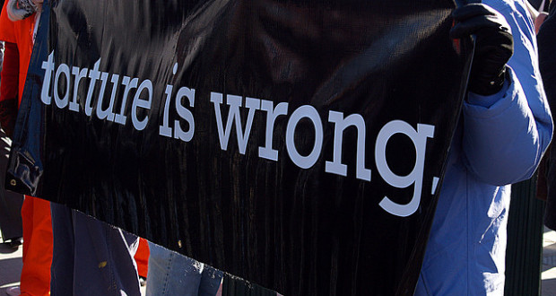 Anti-Folter Demo gegen guantanamo