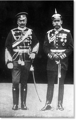Kaiser Wilhelm II und Zar Nikolaus II