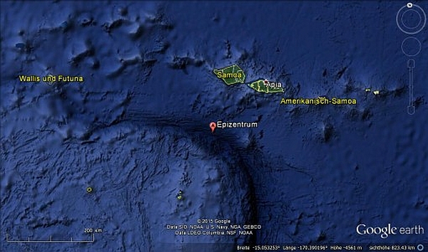 Erdbeben Samoa März 2015