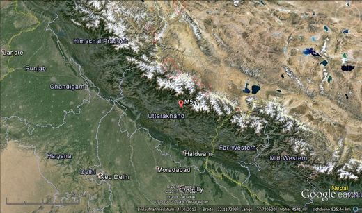 Erdbeben in Uttarakhand April 2015