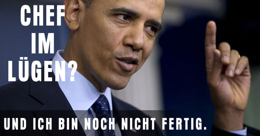 obama, lügen