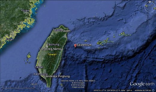 Erdbeben Japan Taiwan April 2015