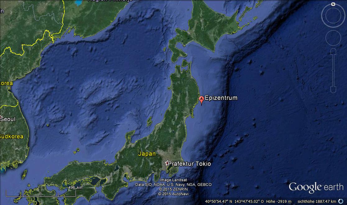 Erdbeben Japan Miyagi Mai 2015