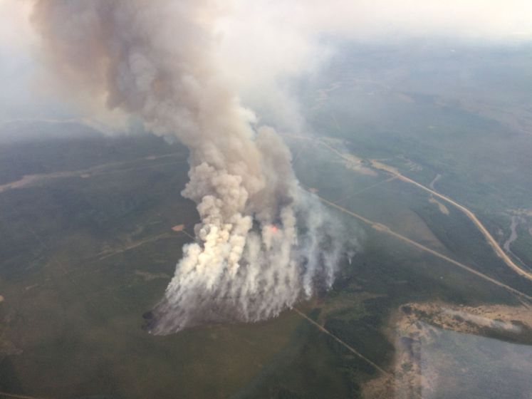 Großbrände in Kanadas Wäldern Mai 2015