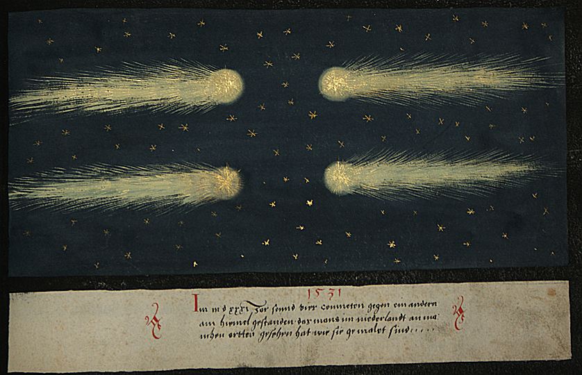 1531 4 comets - 4 Kometen