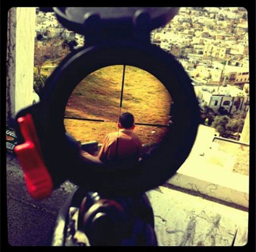 scharfschütze, israelischer soldat, sniper