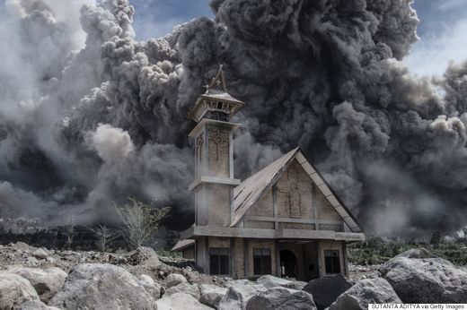 Vulkanausbruch Sinabung Juni 2015