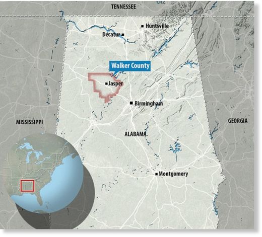 Ermittlungen über Flugzeugabsturz werden eingestellt als Feuerball über Alabama als Meteor identifiziert wurde 