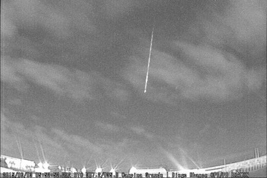 Paraíba, Brasil Fireball Meteor 0552 UTC 03JUN2015 