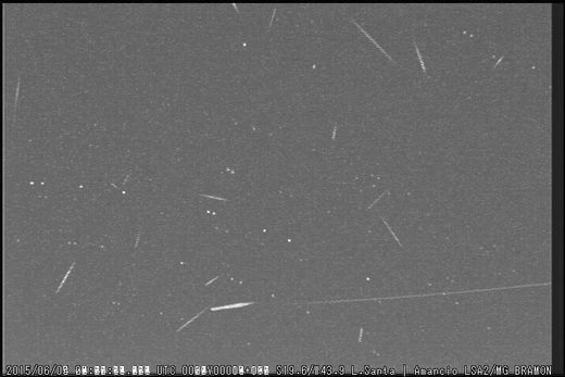 Minas Gerais, Brasil 19 Meteors One Night 05JUN2015