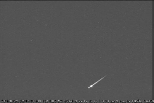Minas Gerais, Brasil Meteor 2257 UTC 22JUN2015