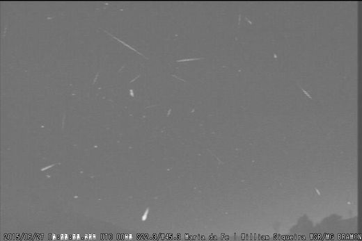 Minas Gerais, Brasil 22 Meteors for Night of 26/27JUN2015