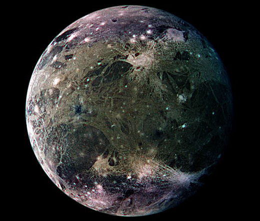 Jupiters Mond Ganymede