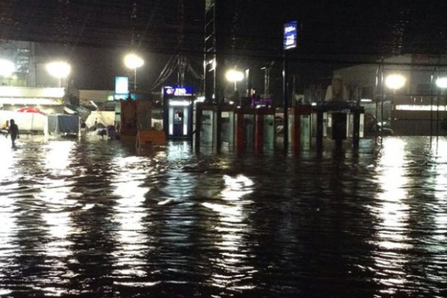 Korat unter Hochwasser 14. Juli 2015