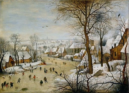 Pieter Brueghel, the Younger - Winter Landscape with Bird Trap