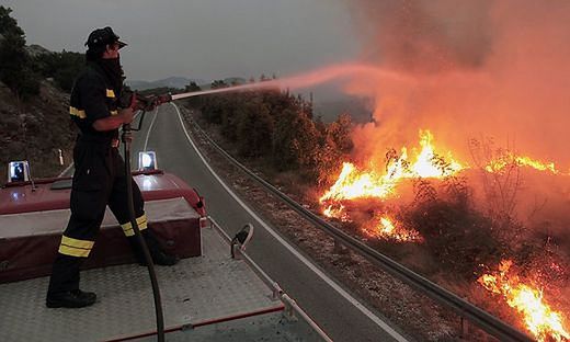 Themenbild Waldbrand 