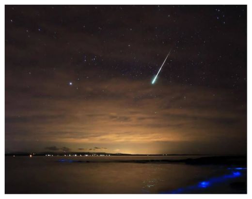 Biolumineszenz Meteor Juli 2015
