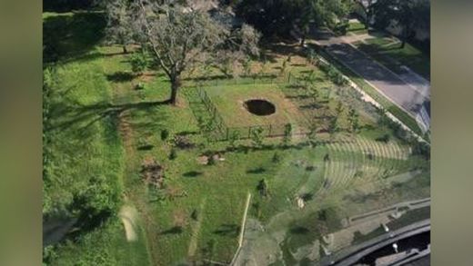 Erdfall Florida August 2015 sinkhole