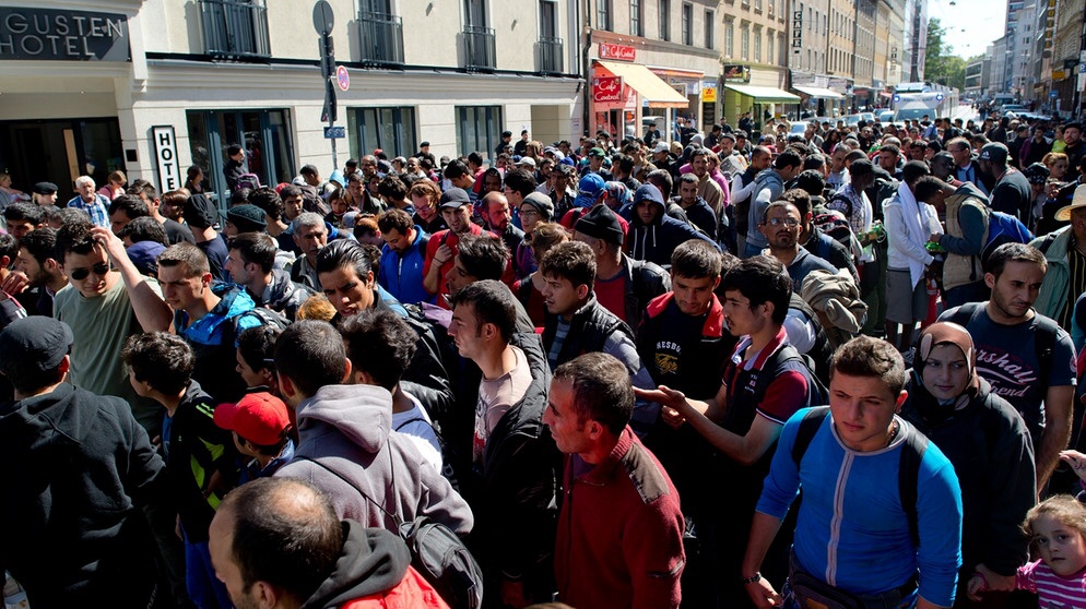 Flüchtlinge München September 2015 refugees Munich