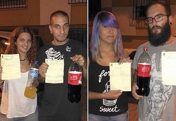 willkürliche Strafen Spanien