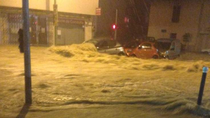 Frankreich Fluten Unwetter October 2015 France flash floods
