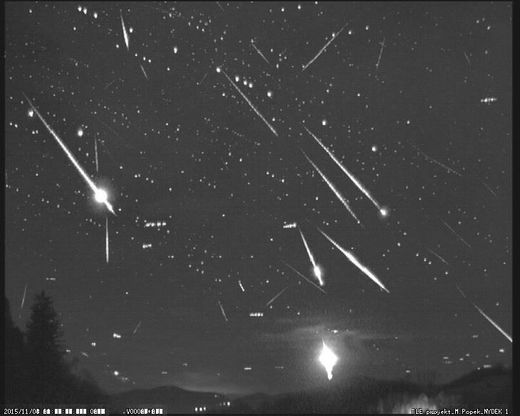 Very Bright Taurids Meteors Taken by Martin Popek on November 4, 2015 @ Nýdek, Czech republic