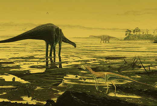 Dinosaurier Saruopoden Schottland