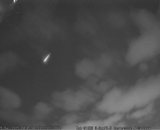 Cheltenham meteor