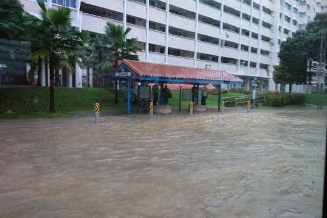 Singapore flooding