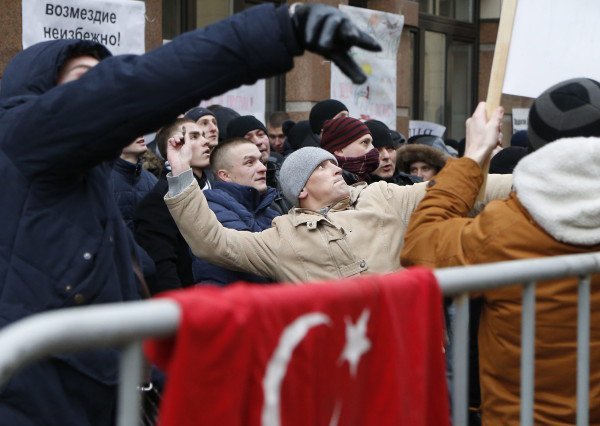 türkische Botschaft Russland Ausschreitung 