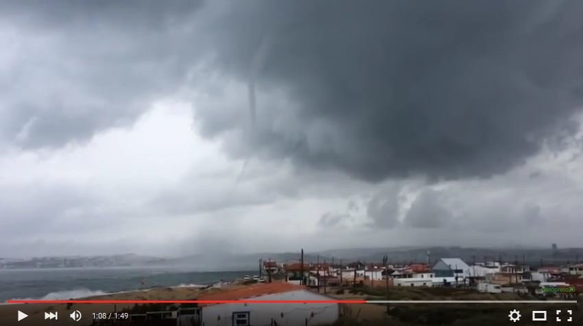 Portugal waterspout