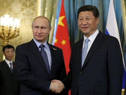 Putin China Russland 