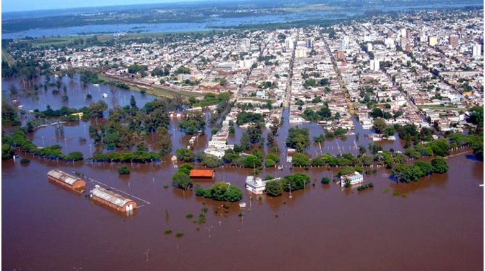 Überschwemmung Südamerika