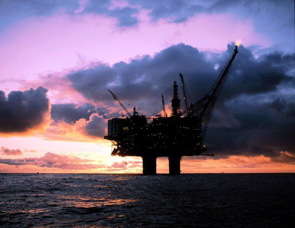 Ölplattform Nordsee Statoil