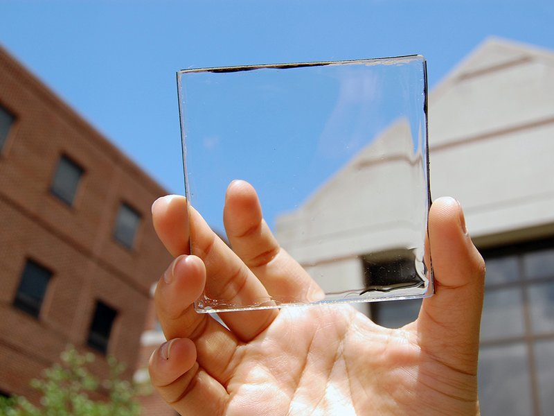 Transparente Solarzelle